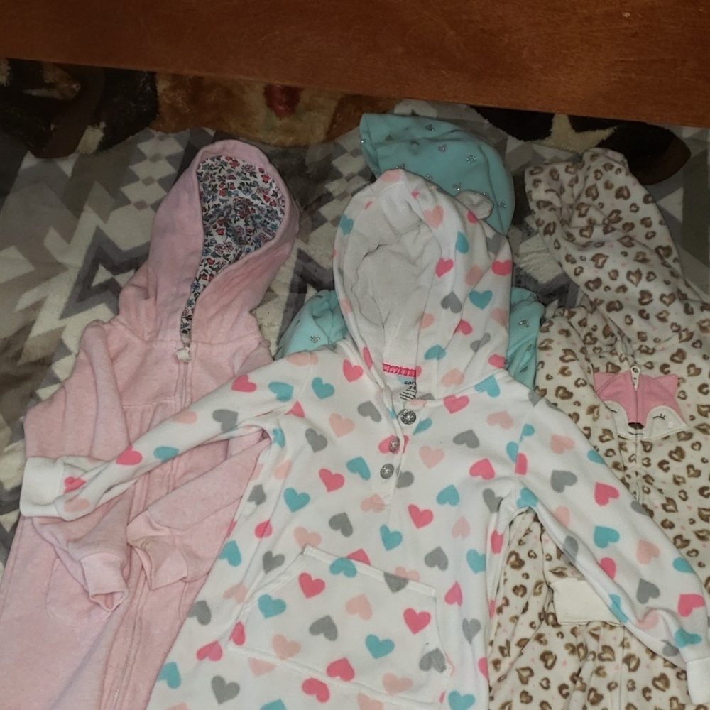 Carters Toddler girl fleece pajamas
